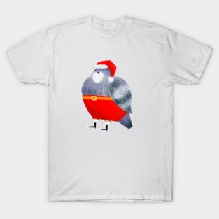 Pigeon Santa Claus T-Shirt